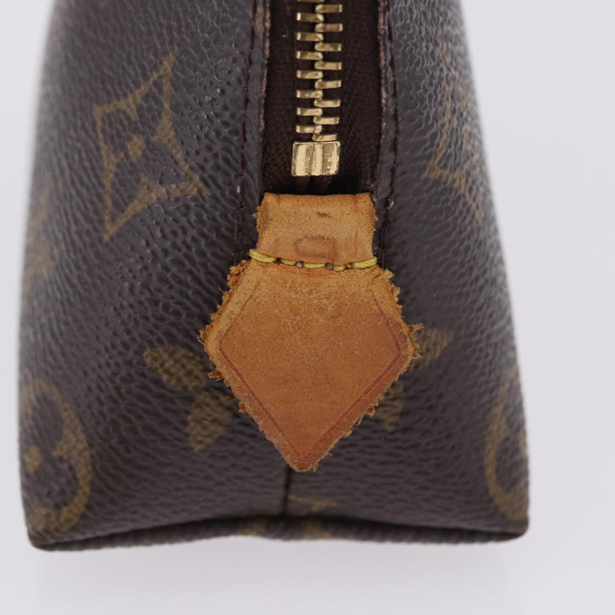 LOUIS VUITTON Monogram Pochette Cosmetic PM Pouch M43998 LV Auth ki6837