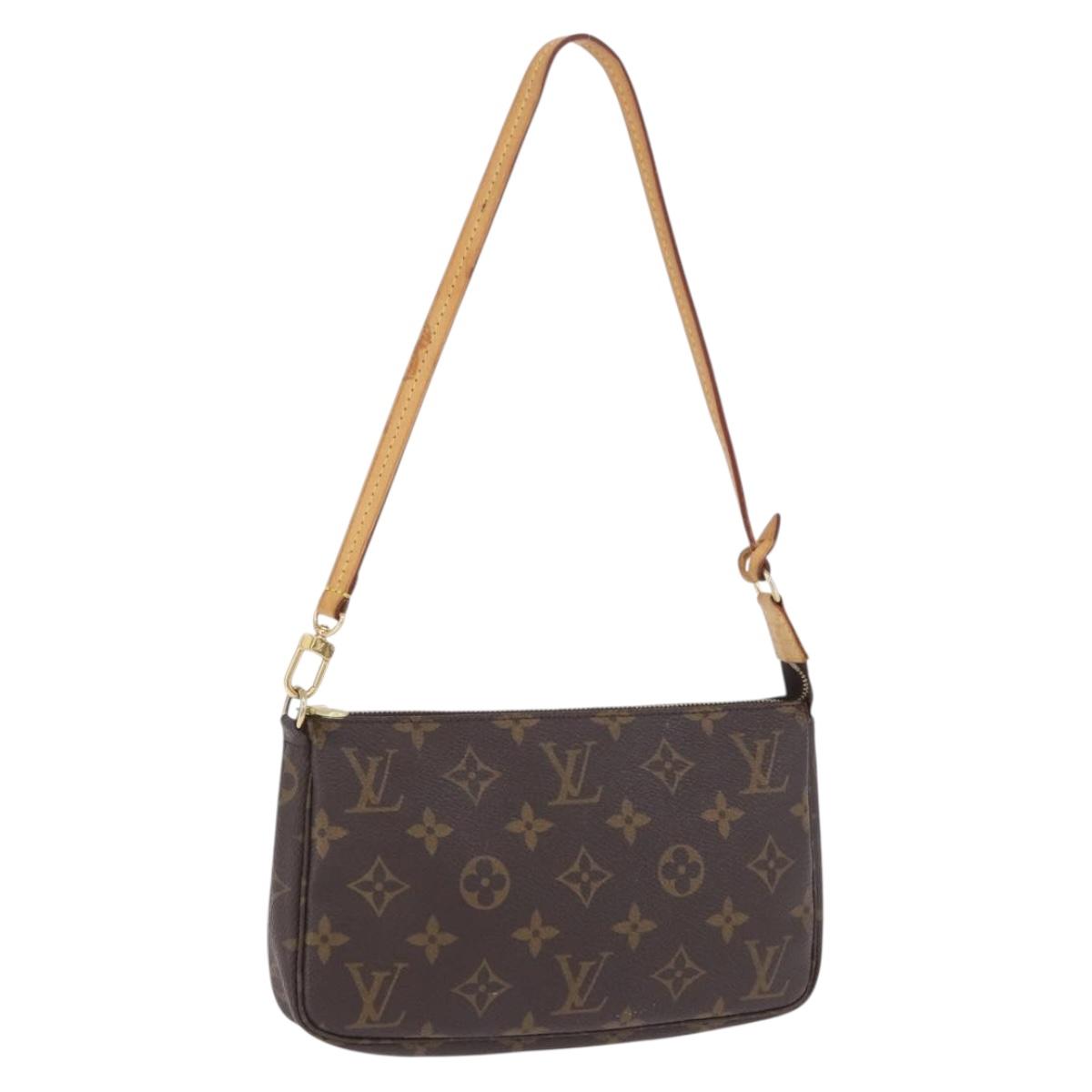 LOUIS VUITTON Monogram Pochette Accessoires Pouch M51980 LV Auth ki6843A
