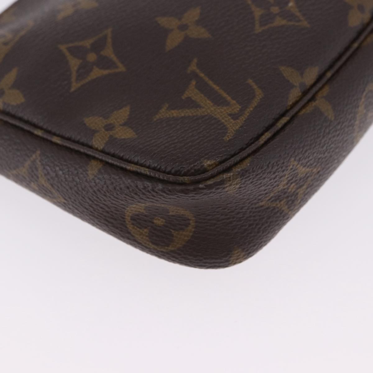 LOUIS VUITTON Monogram Pochette Accessoires Pouch M51980 LV Auth ki6843A