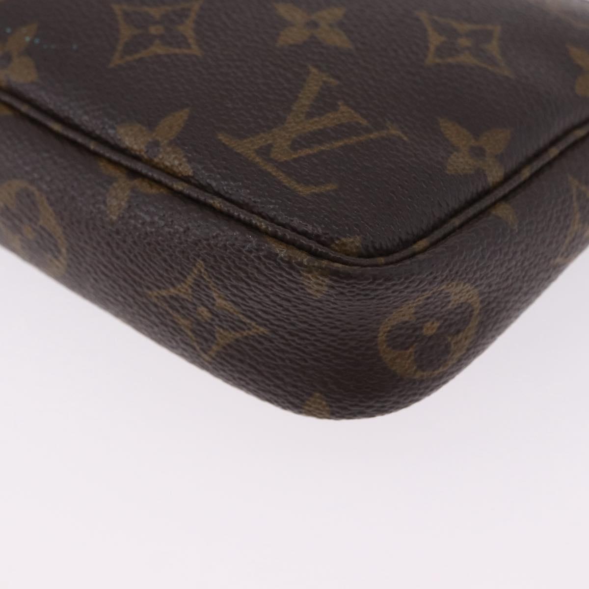 LOUIS VUITTON Monogram Pochette Accessoires Pouch M51980 LV Auth ki6843A