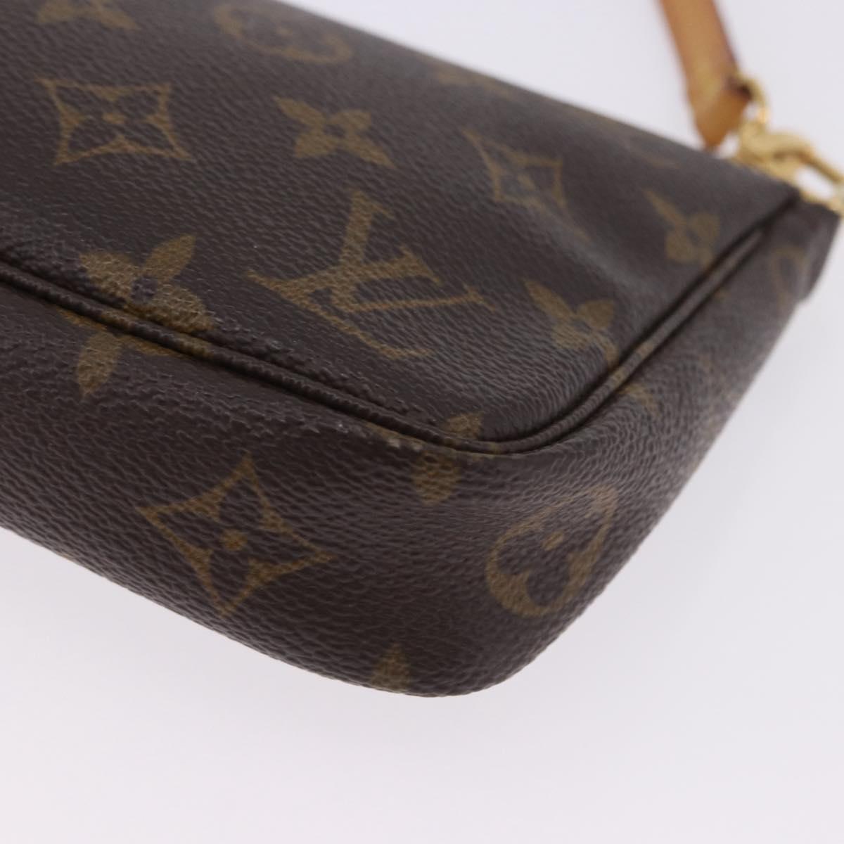LOUIS VUITTON Monogram Pochette Accessoires Pouch M51980 LV Auth ki6843A
