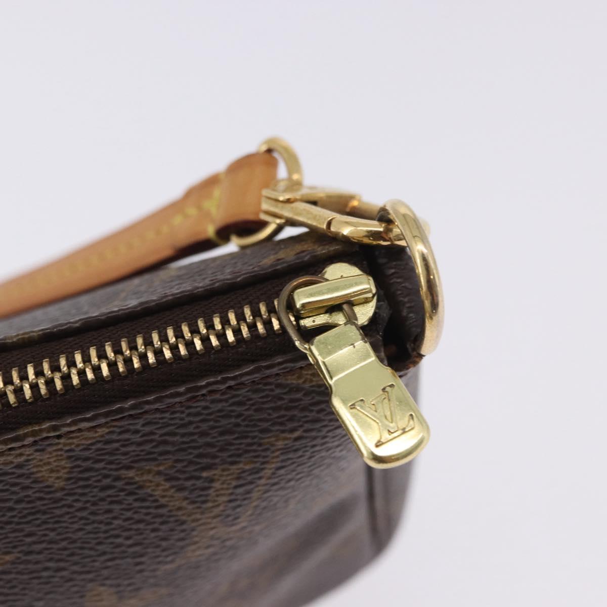LOUIS VUITTON Monogram Pochette Accessoires Pouch M51980 LV Auth ki6843A