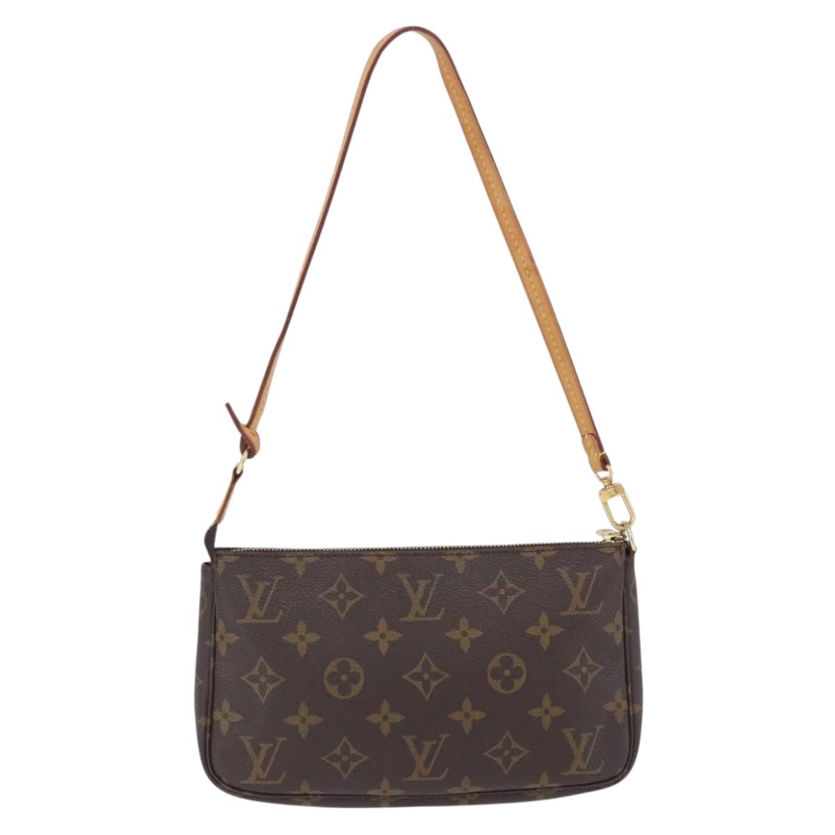 LOUIS VUITTON Monogram Pochette Accessoires Pouch M51980 LV Auth ki6843A