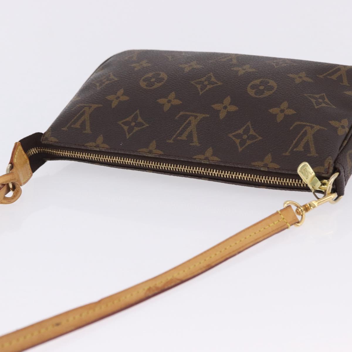 LOUIS VUITTON Monogram Pochette Accessoires Pouch M51980 LV Auth ki6843A