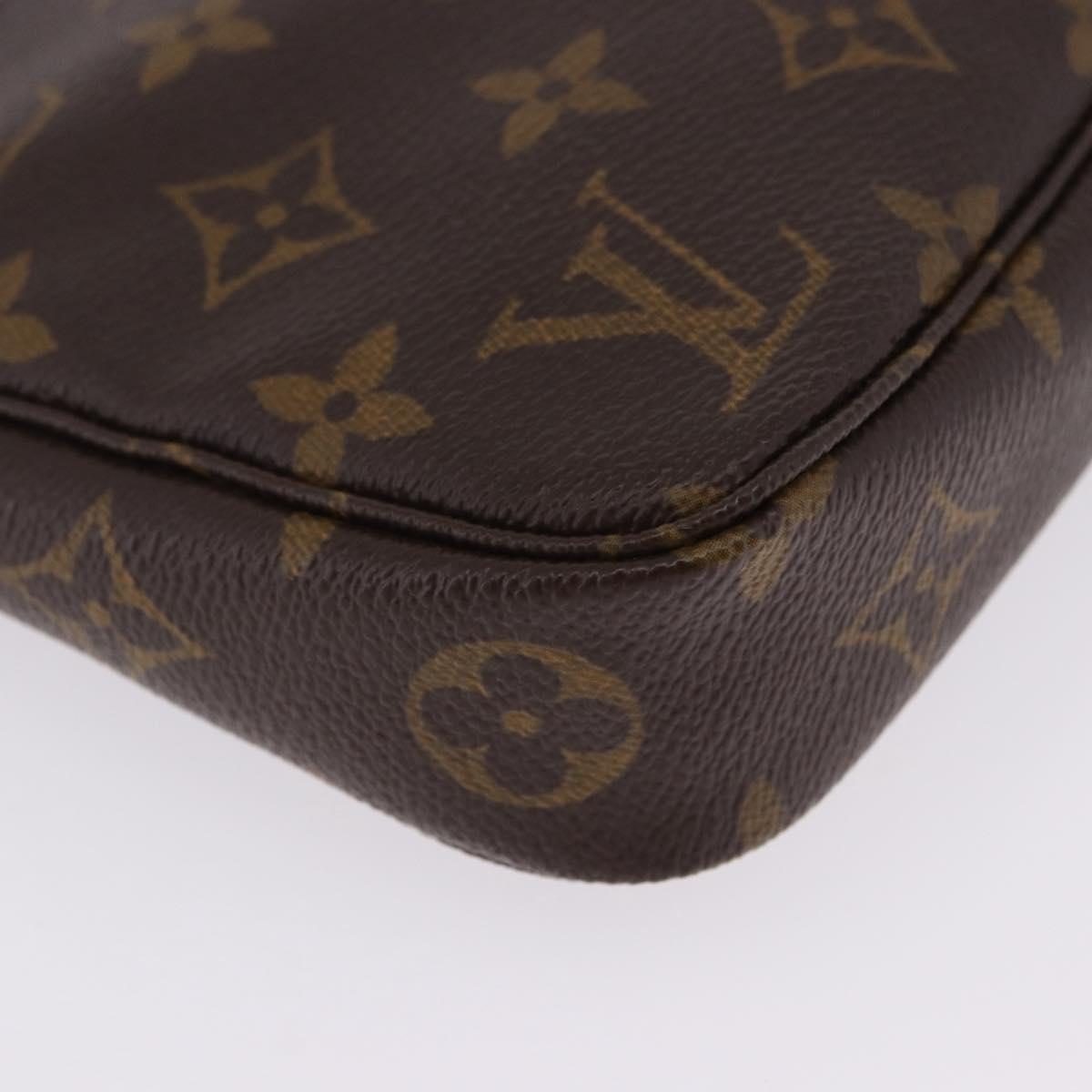 LOUIS VUITTON Monogram Pochette Accessoires Pouch M51980 LV Auth ki6849V