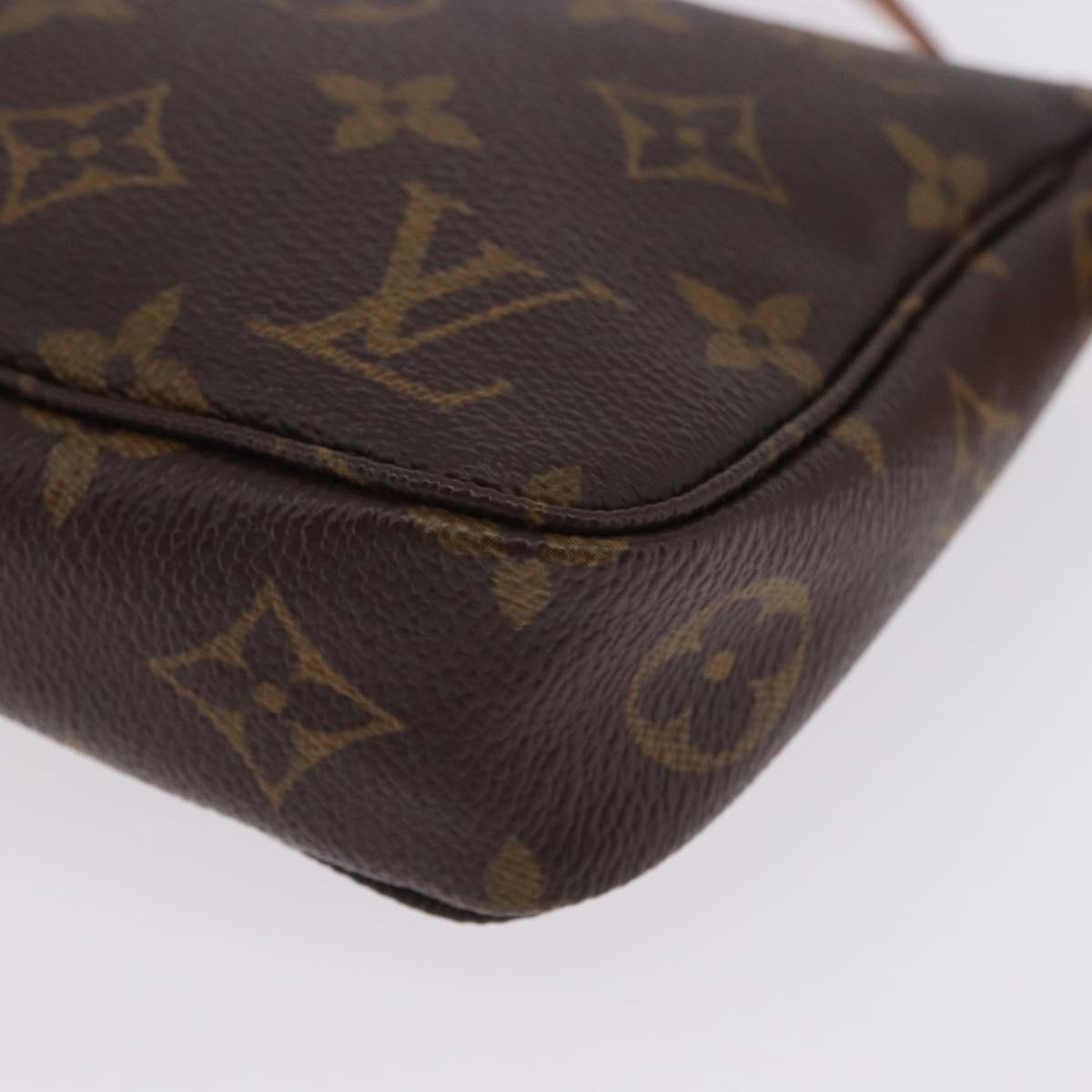 LOUIS VUITTON Monogram Pochette Accessoires Pouch M51980 LV Auth ki6849V