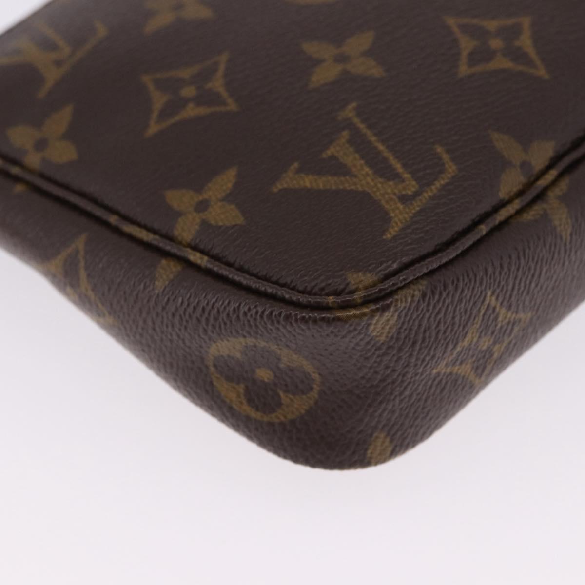 LOUIS VUITTON Monogram Pochette Accessoires Pouch M51980 LV Auth ki6849V