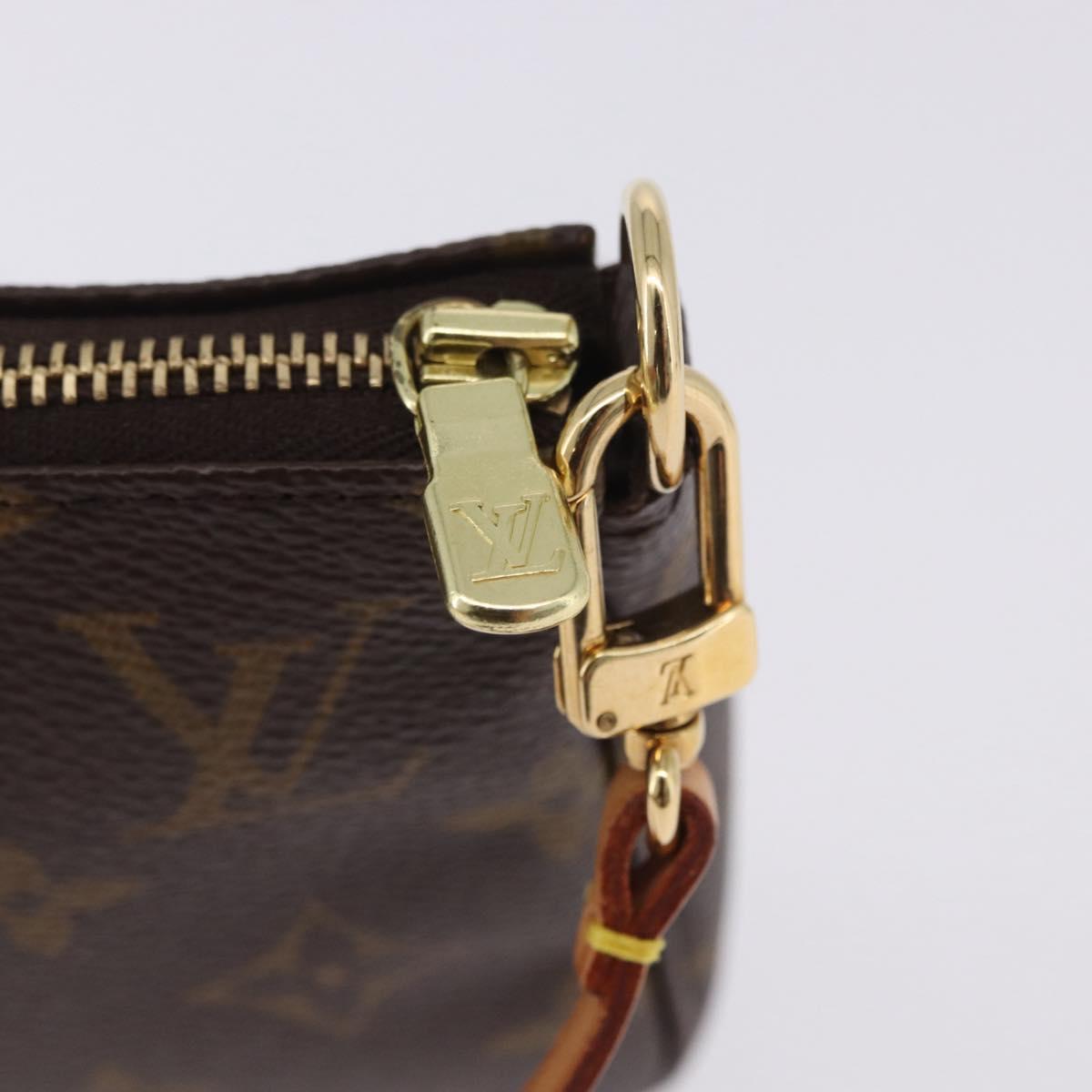 LOUIS VUITTON Monogram Pochette Accessoires Pouch M51980 LV Auth ki6849V