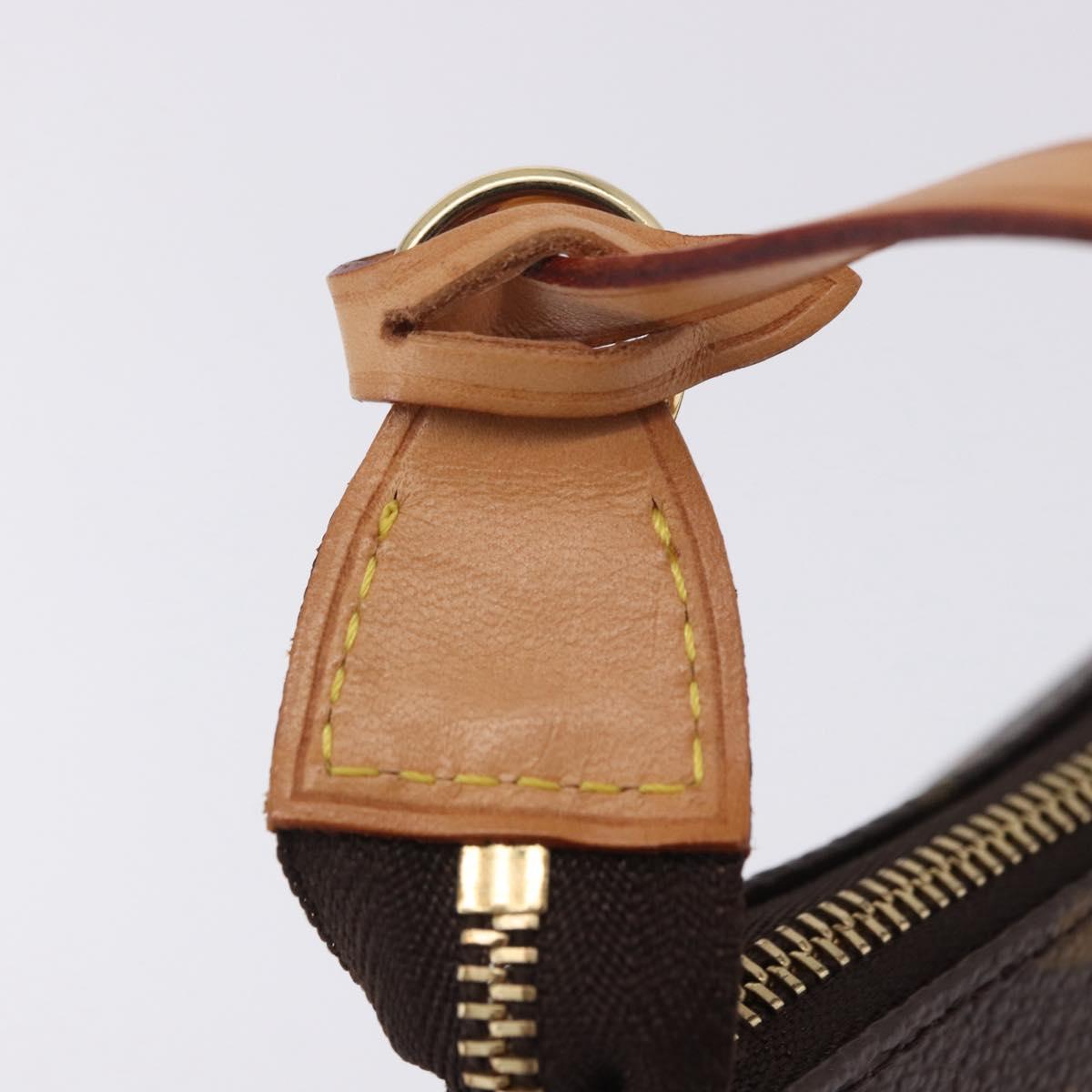 LOUIS VUITTON Monogram Pochette Accessoires Pouch M51980 LV Auth ki6849V