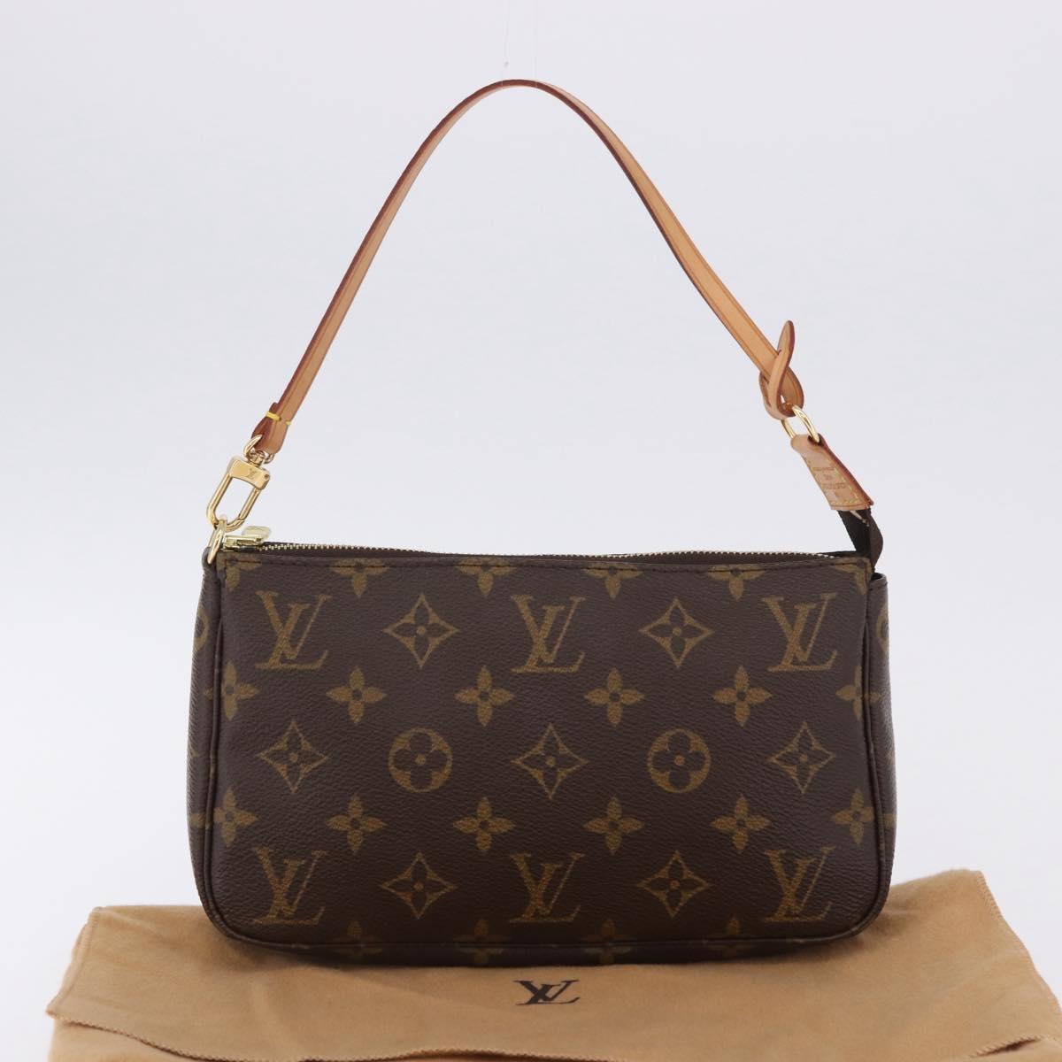 LOUIS VUITTON Monogram Pochette Accessoires Pouch M51980 LV Auth ki6849V