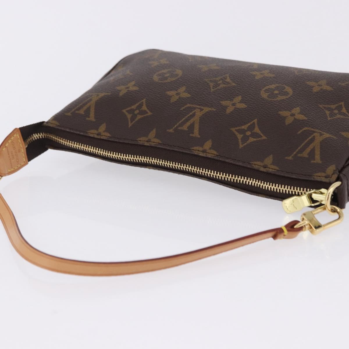 LOUIS VUITTON Monogram Pochette Accessoires Pouch M51980 LV Auth ki6849V