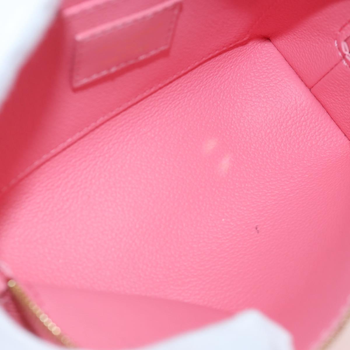 LOUIS VUITTON Epi Pochette Cosmetic PM Pouch Eugenie Pink M15198 LV Auth ki6851M