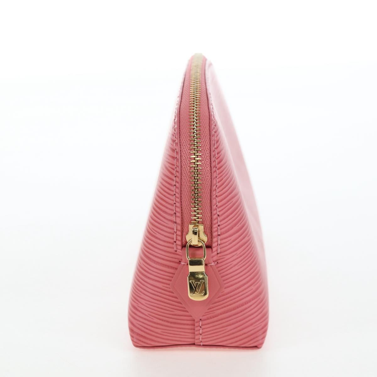 LOUIS VUITTON Epi Pochette Cosmetic PM Pouch Eugenie Pink M15198 LV Auth ki6851M