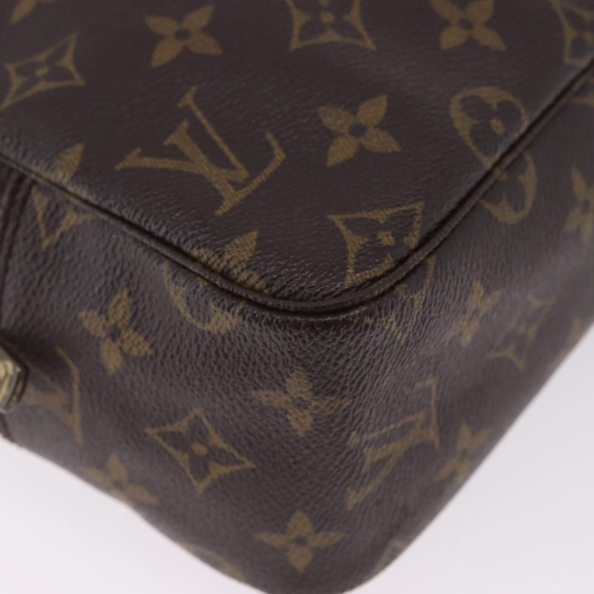 LOUIS VUITTON Monogram Trousse Toilette 28 Clutch Bag M47522 LV Auth ki6860
