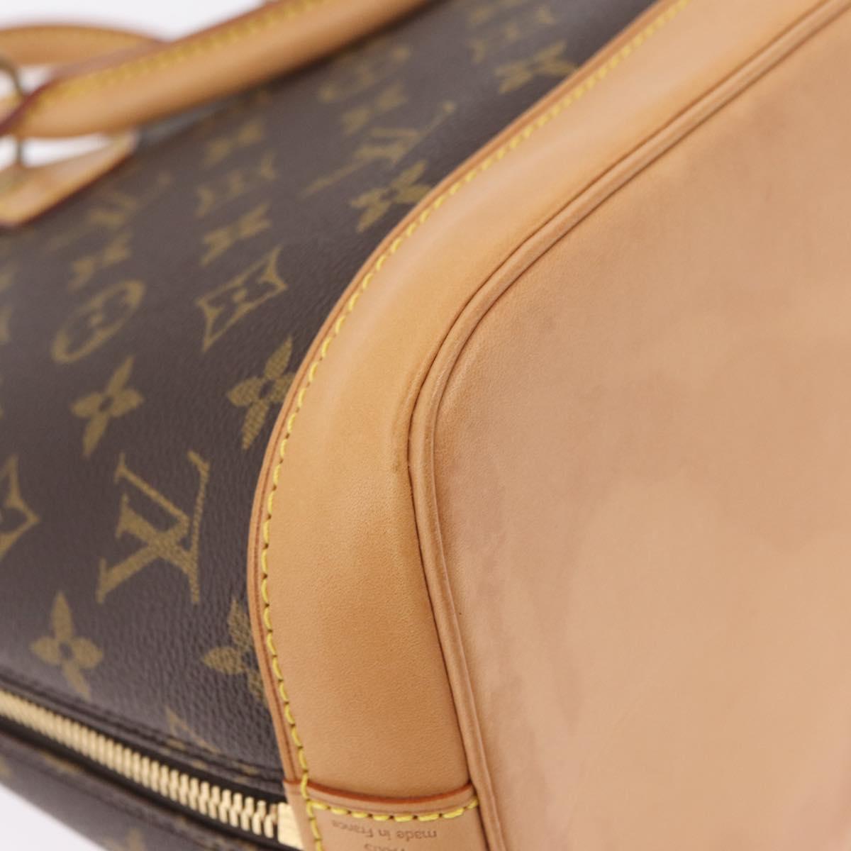 LOUIS VUITTON Monogram Alma Hand Bag M51130 LV Auth ki6879V