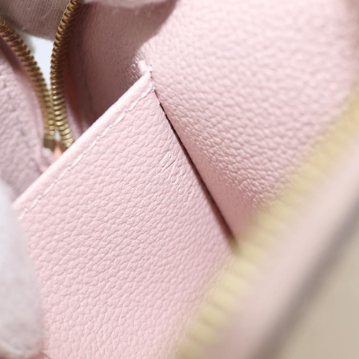 LOUIS VUITTON Monogram Vernis Cosmetic Pouch Pink LV Auth ki6883V