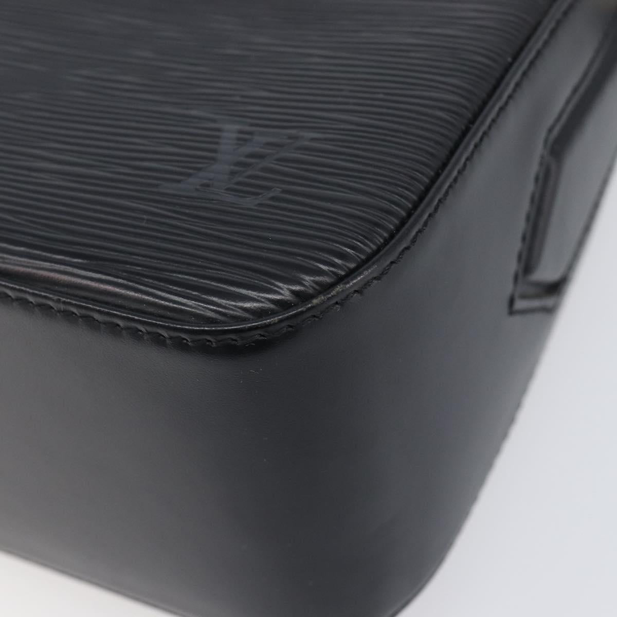 LOUIS VUITTON Epi Bushi Shoulder Bag Black M52202 LV Auth ki6902V