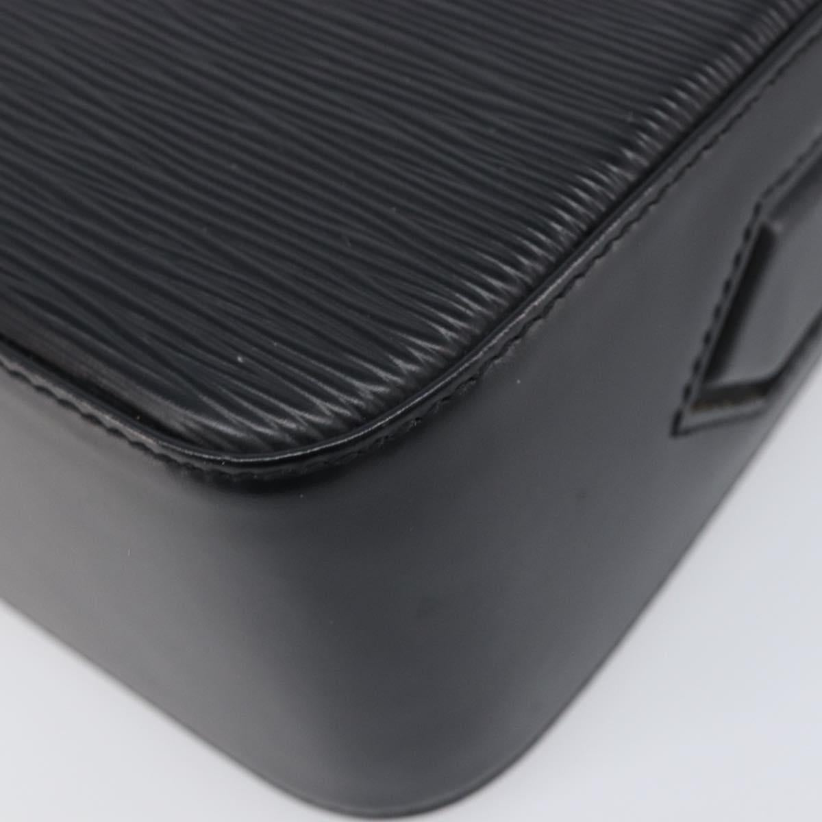 LOUIS VUITTON Epi Bushi Shoulder Bag Black M52202 LV Auth ki6902V