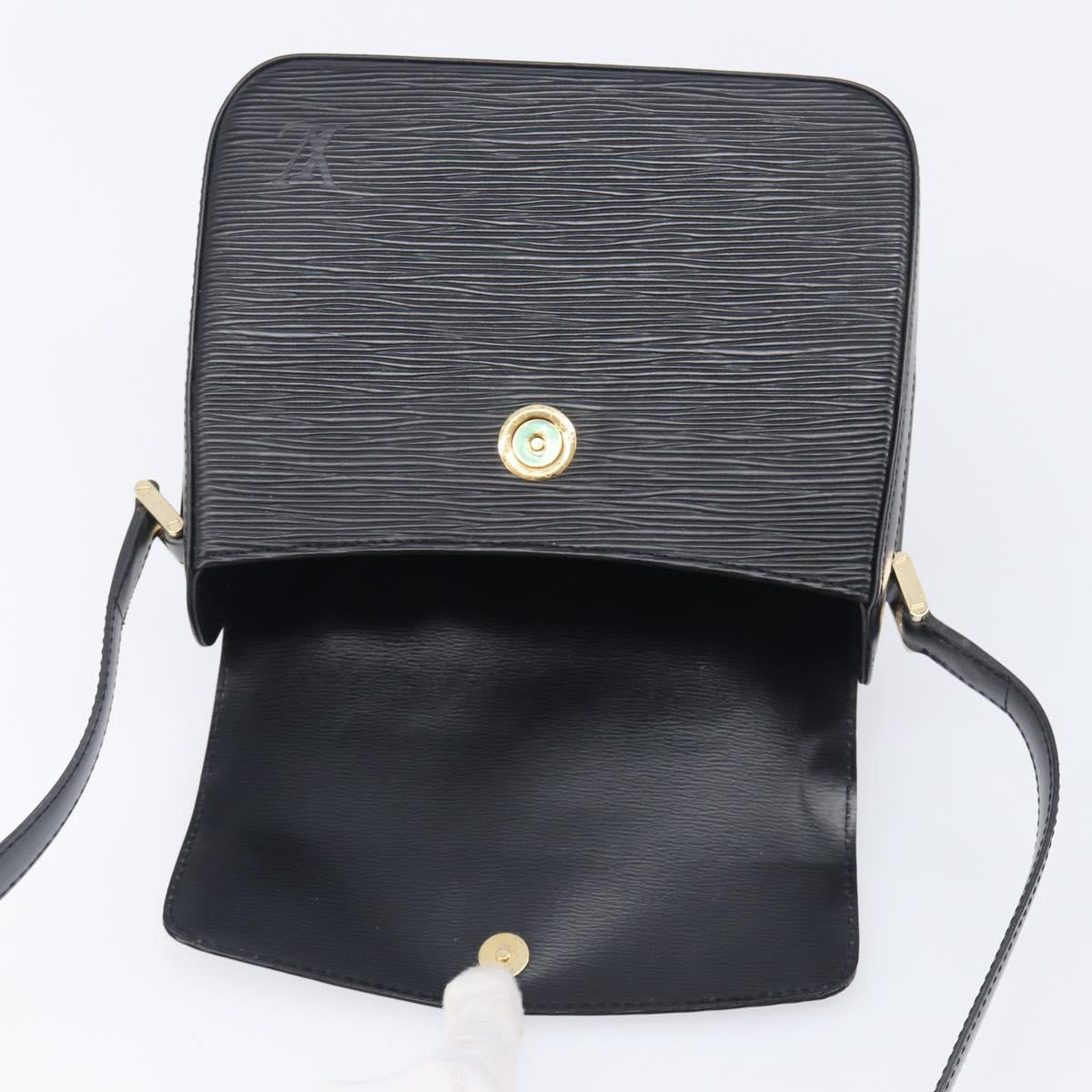 LOUIS VUITTON Epi Bushi Shoulder Bag Black M52202 LV Auth ki6902V