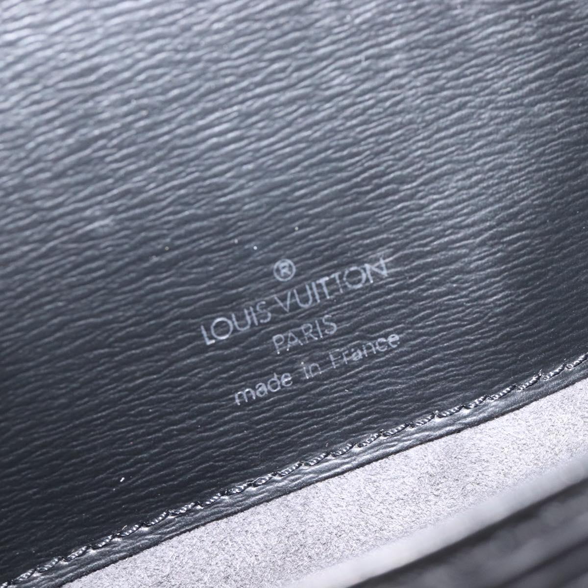 LOUIS VUITTON Epi Bushi Shoulder Bag Black M52202 LV Auth ki6902V