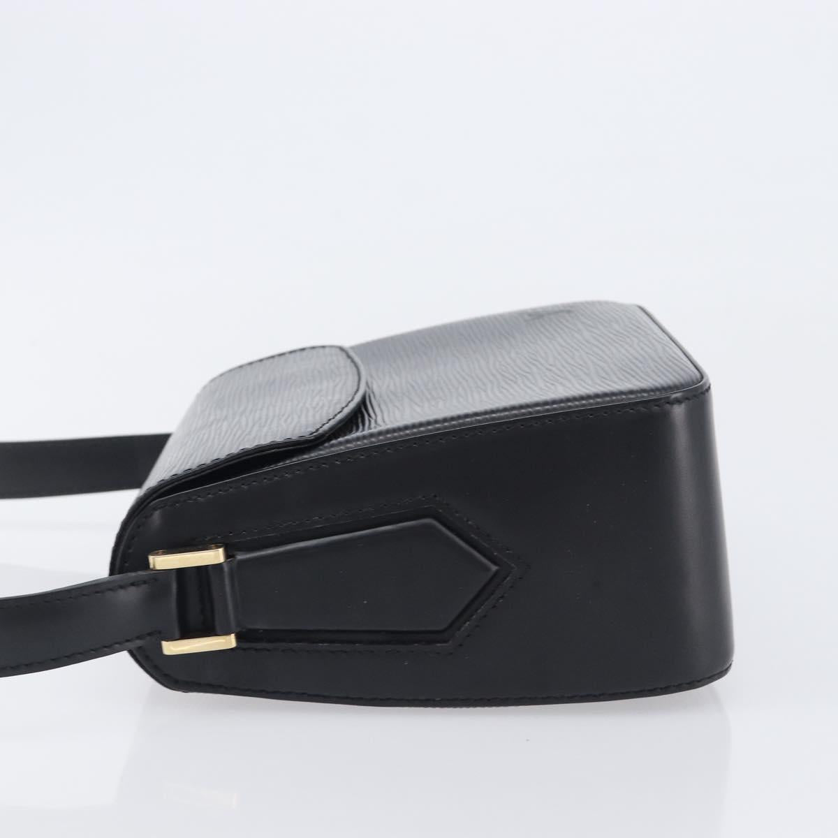 LOUIS VUITTON Epi Bushi Shoulder Bag Black M52202 LV Auth ki6902V