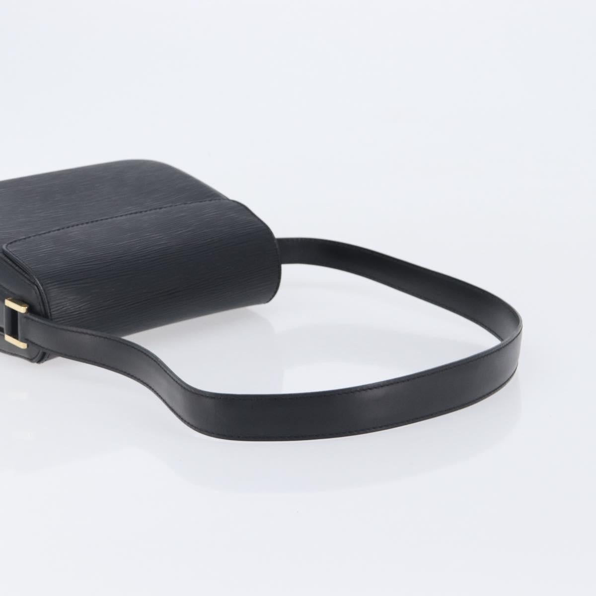 LOUIS VUITTON Epi Bushi Shoulder Bag Black M52202 LV Auth ki6902V