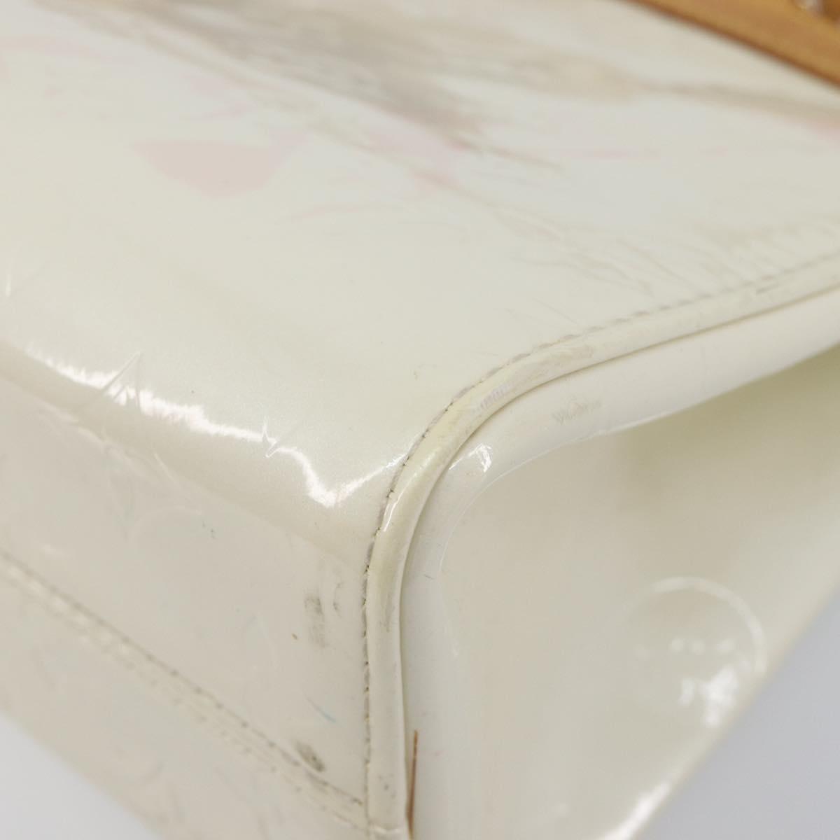 LOUIS VUITTON Monogram Vernis Roxbury Drive Bag 2way Perle M91374 Auth ki6906A