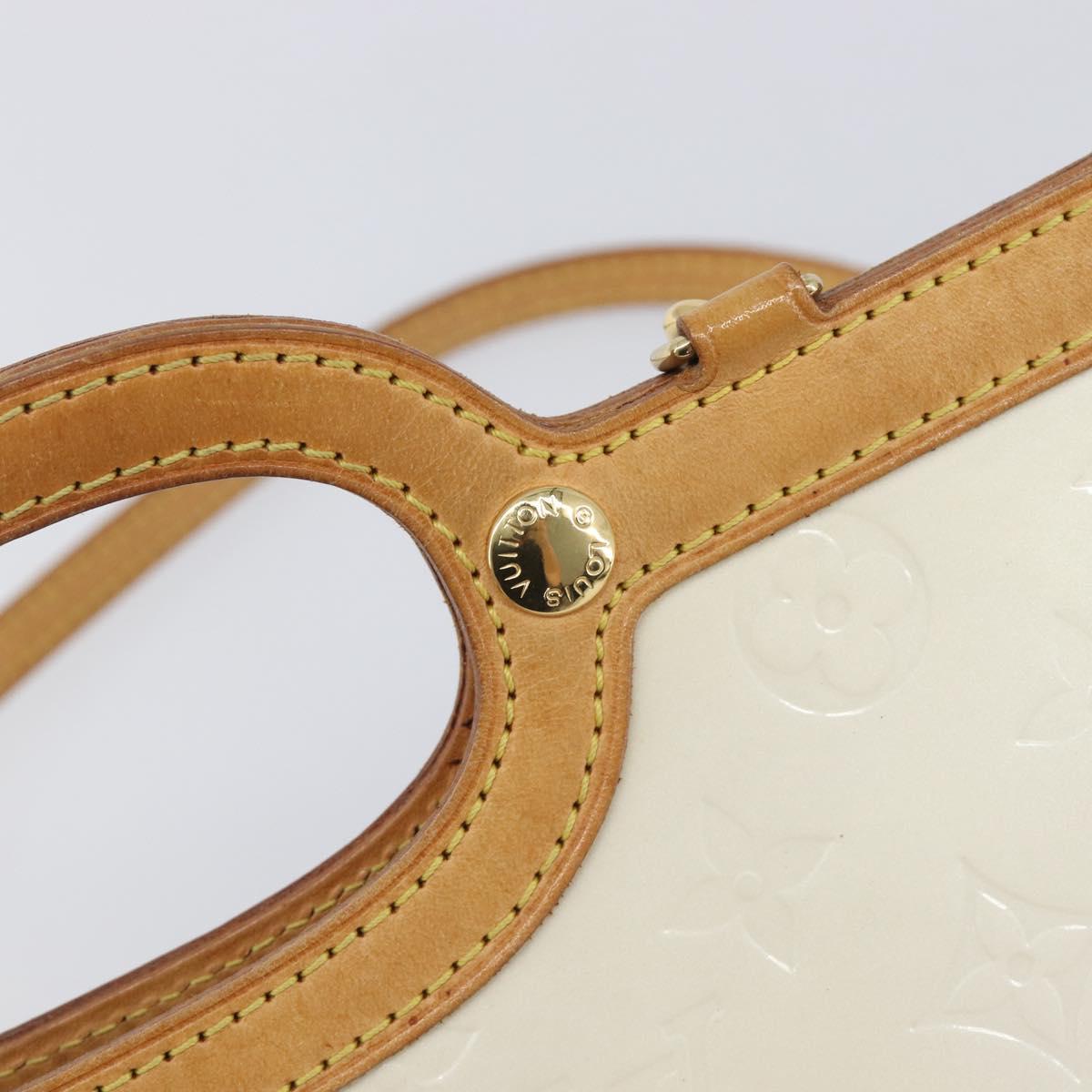 LOUIS VUITTON Monogram Vernis Roxbury Drive Bag 2way Perle M91374 Auth ki6906A