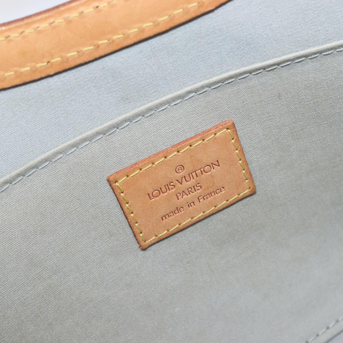 LOUIS VUITTON Monogram Vernis Roxbury Drive Bag 2way Perle M91374 Auth ki6906A