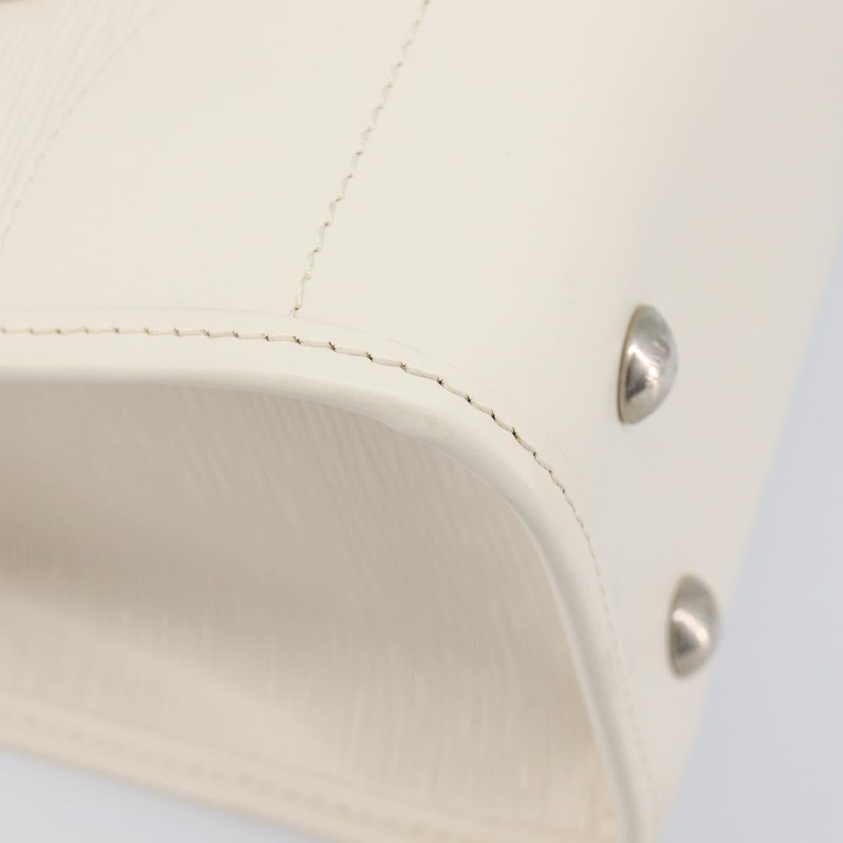 LOUIS VUITTON Epi Madeleine GM Hand Bag White M5934J LV Auth ki6910M