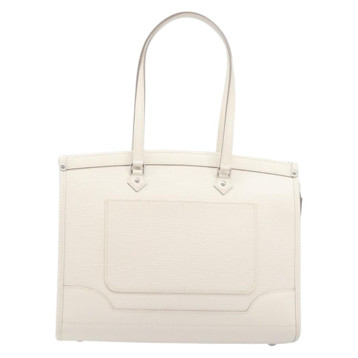 LOUIS VUITTON Epi Madeleine GM Hand Bag White M5934J LV Auth ki6910M