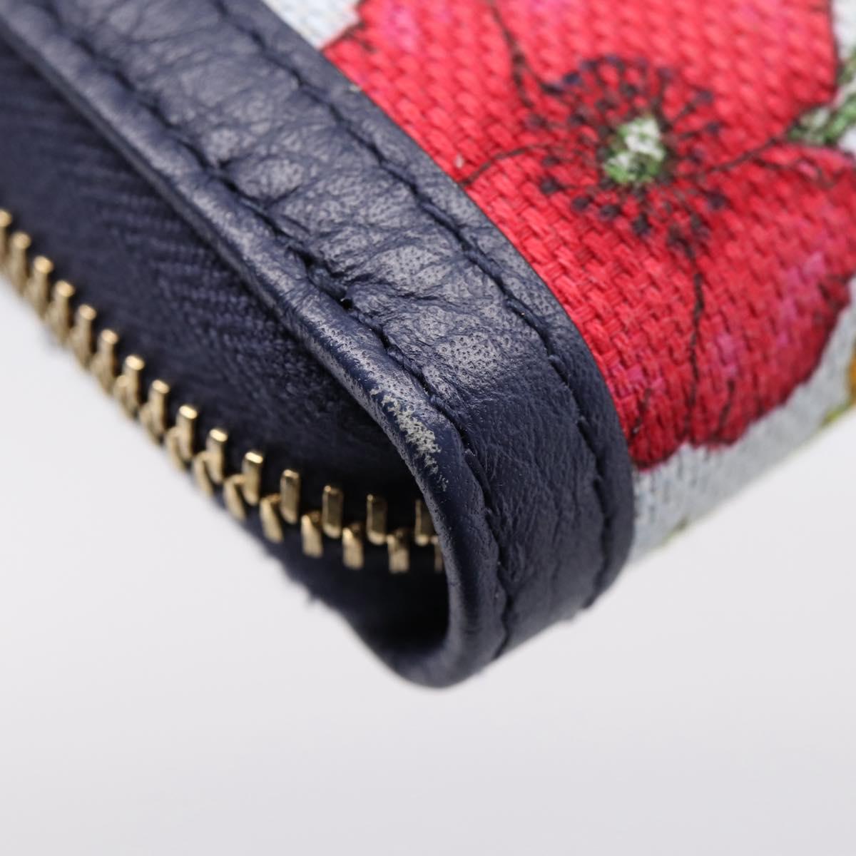 GUCCI Japan's 50th Anniversary Flower Pattern Wallet Canvas 356708 Auth ki6912M