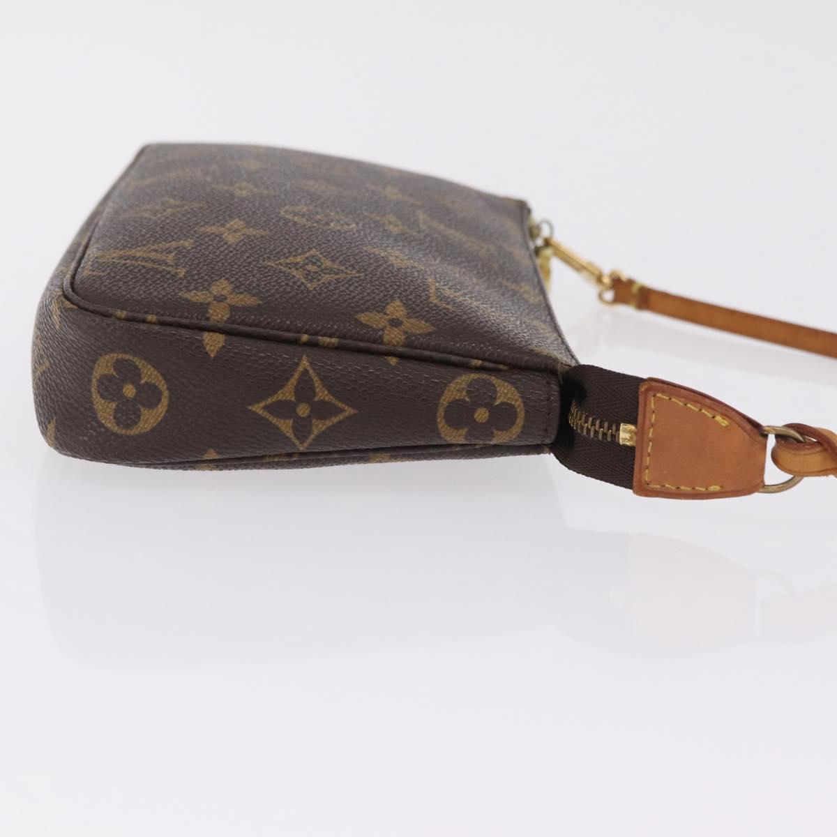 LOUIS VUITTON Monogram Pochette Accessoires Pouch M51980 LV Auth ki6933