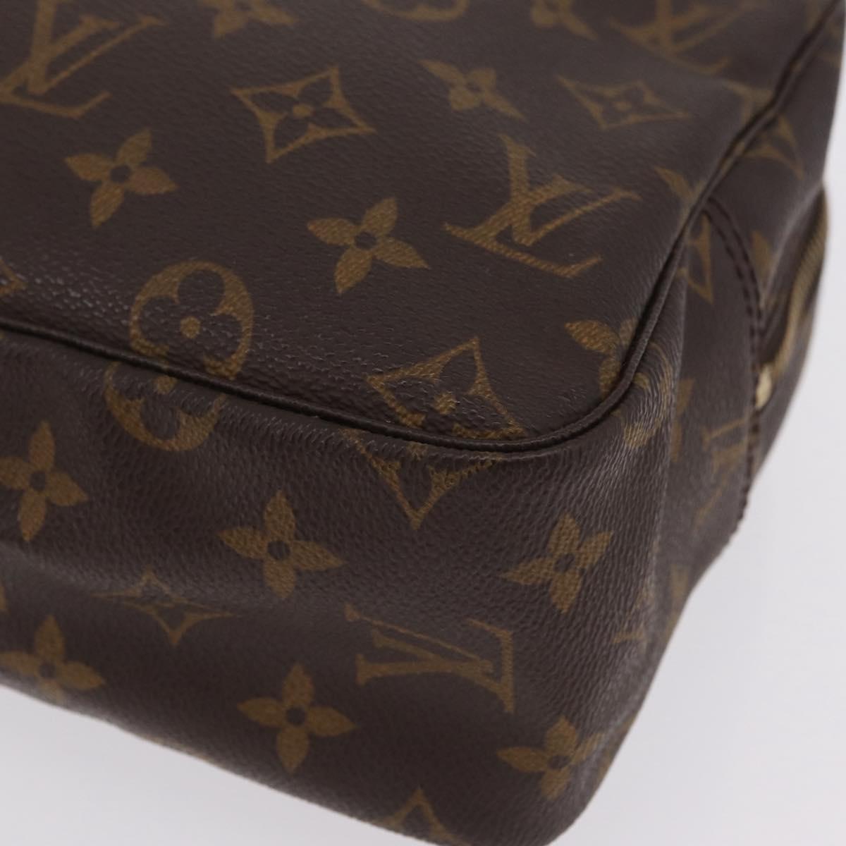 LOUIS VUITTON Monogram Trousse Toilette 28 Clutch Bag M47522 LV Auth ki6941V