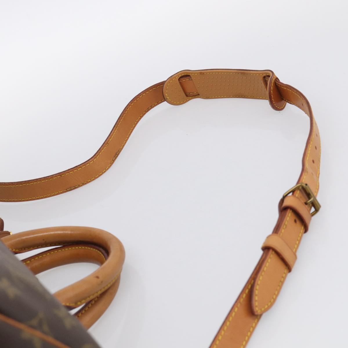 LOUIS VUITTON Monogram Keepall Bandouliere 55 Boston Bag M41414 LV Auth ki6956V