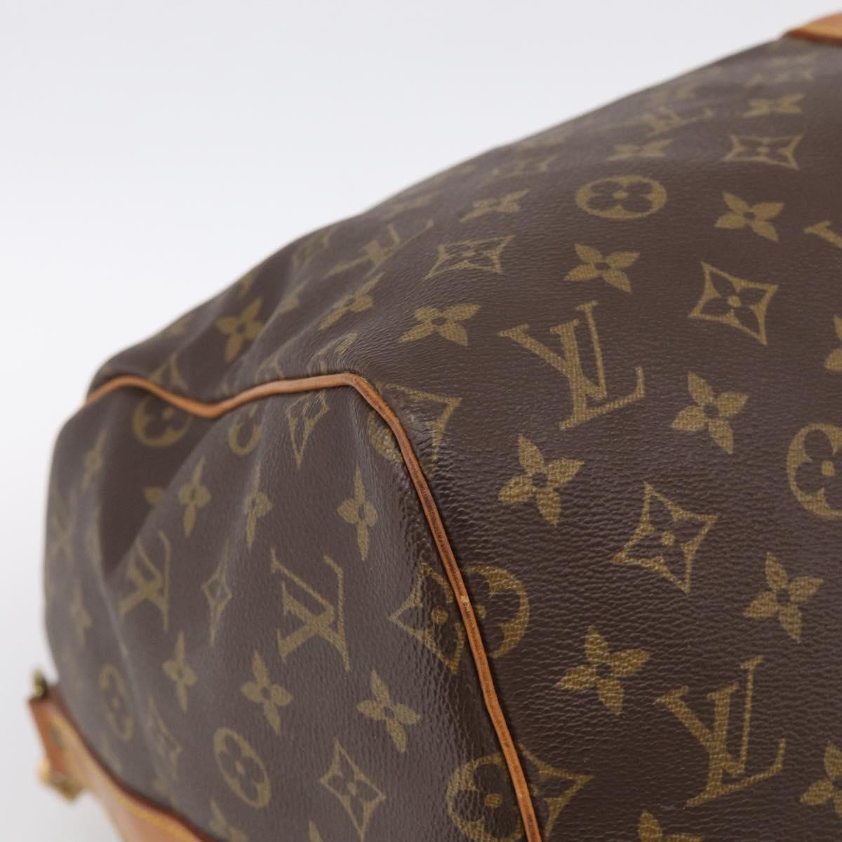 LOUIS VUITTON Monogram Keepall Bandouliere 55 Boston Bag M41414 LV Auth ki6956V