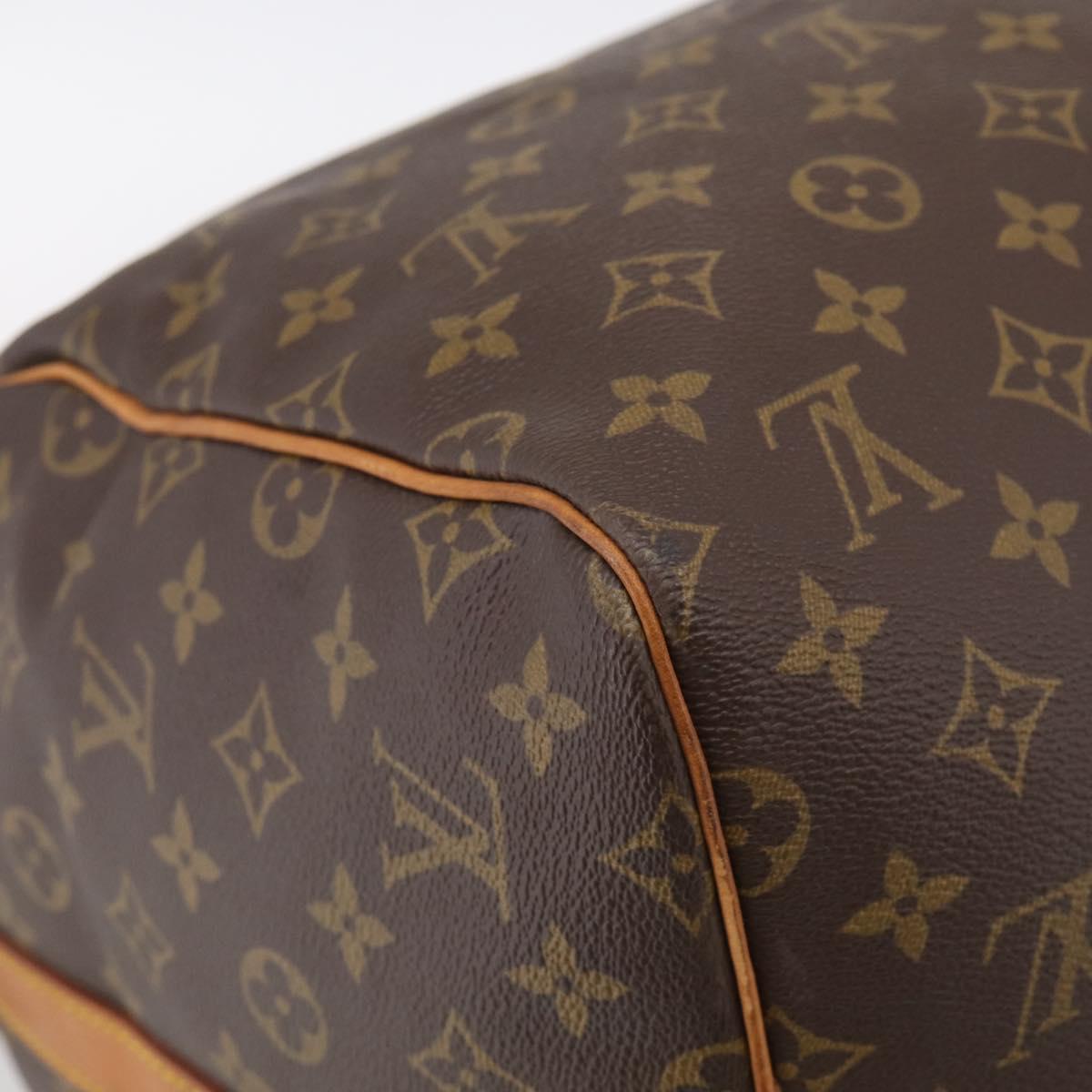 LOUIS VUITTON Monogram Keepall Bandouliere 55 Boston Bag M41414 LV Auth ki6956V