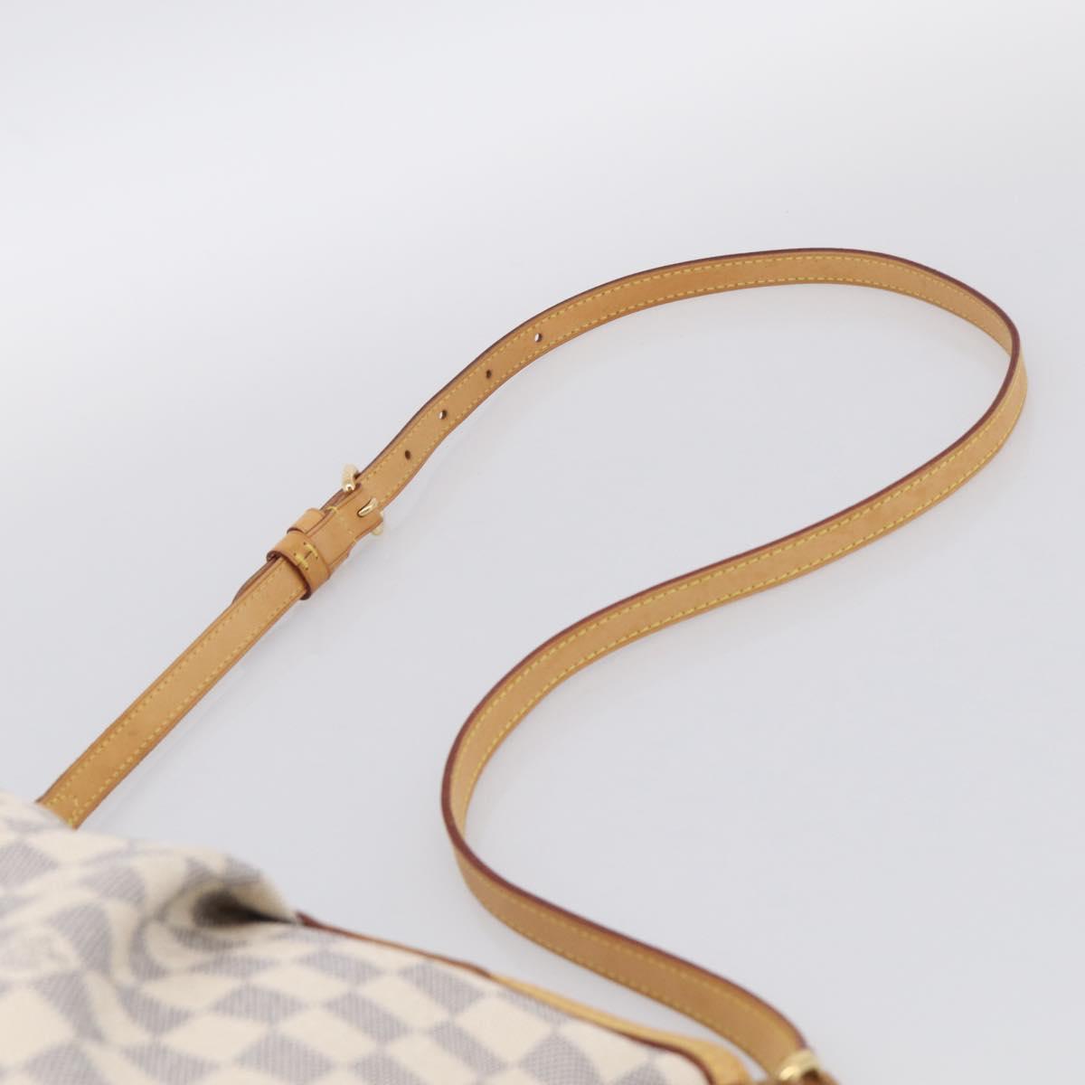 LOUIS VUITTON Damier Azur Siracusa PM Shoulder Bag N41113 LV Auth ki6967V