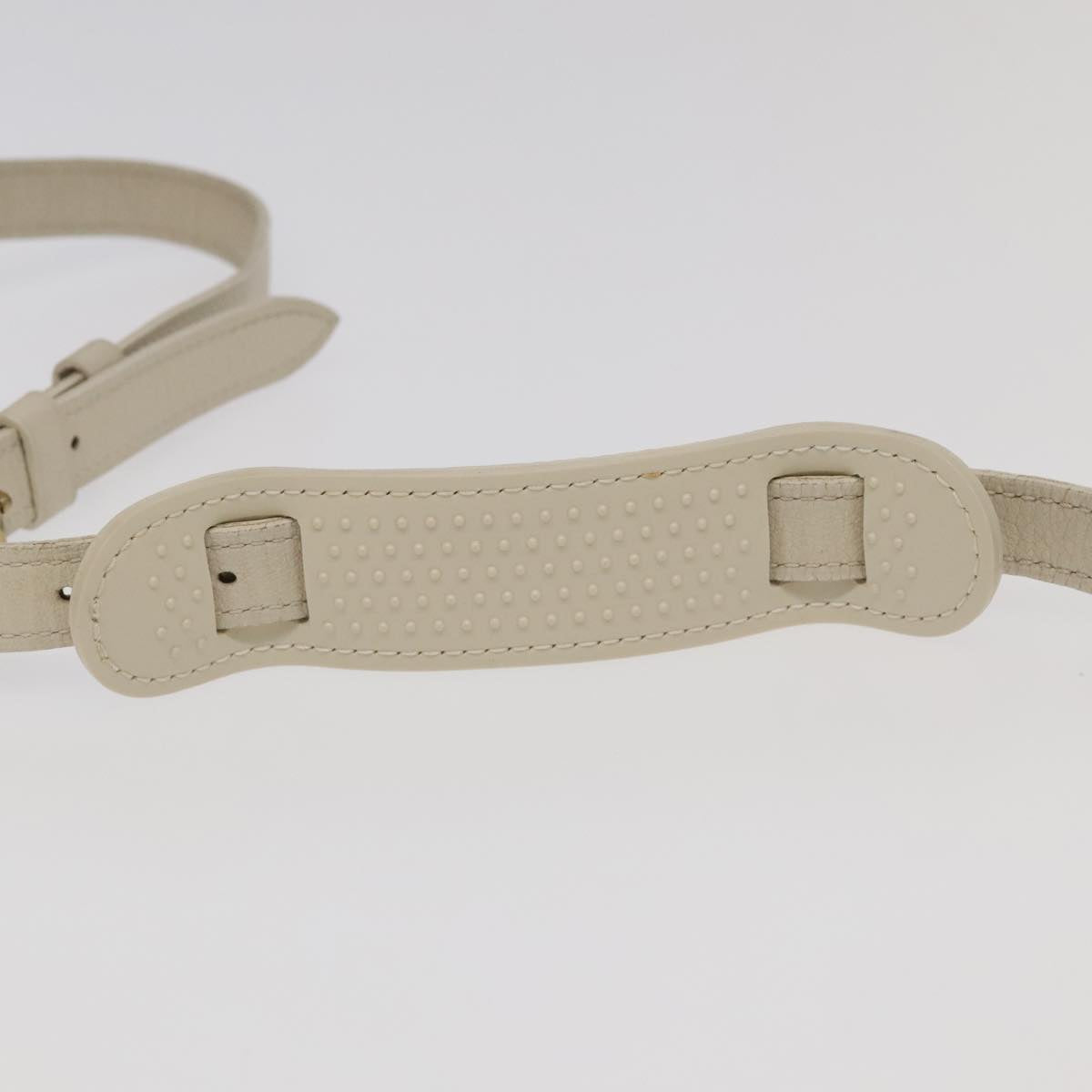 LOUIS VUITTON Monogram Mini Lin Saumur PM Shoulder Bag Ivory M95314 Auth kk368V