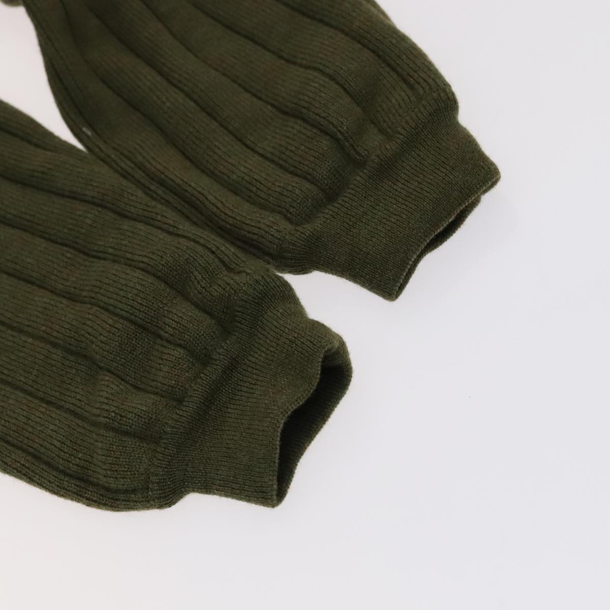 Salvatore Ferragamo Cardigan Wool M Khaki Auth kk430