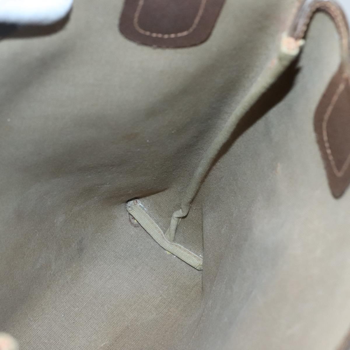 GUCCI GG Supreme Web Sherry Line Tote Bag PVC Leather Beige 89 02 003 Auth kk476