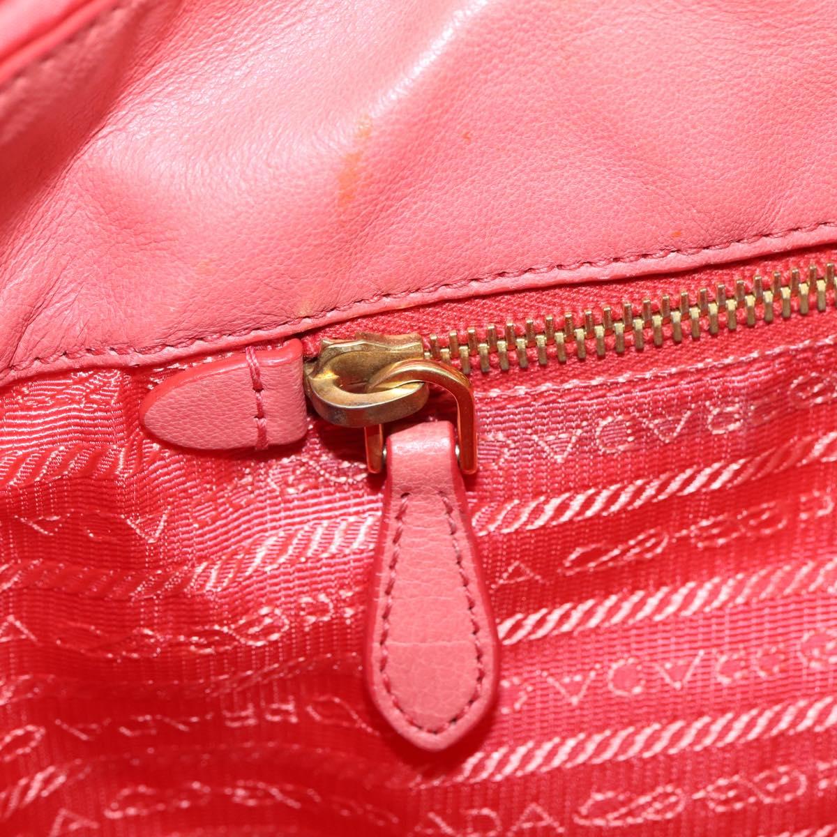 PRADA Hand Bag Nylon 2way Multicolor Gold Auth kk565