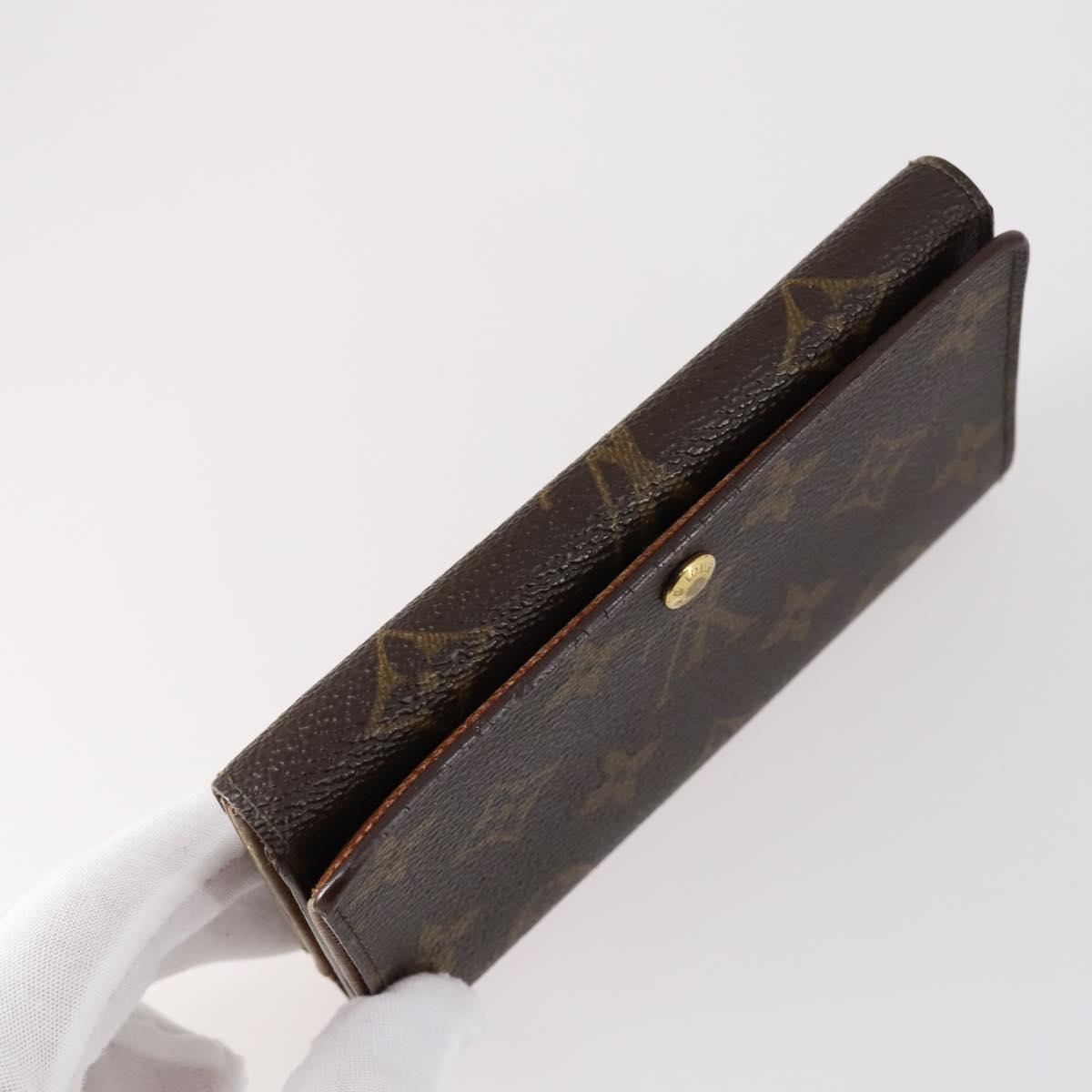 LOUIS VUITTON Monogram Portefeuille Tresol Wallet 4Set M61736 LV Auth kk574