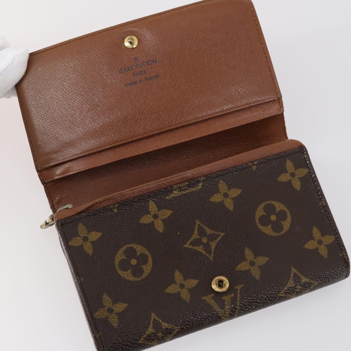 LOUIS VUITTON Monogram Portefeuille Tresol Wallet 4Set M61736 LV Auth kk574