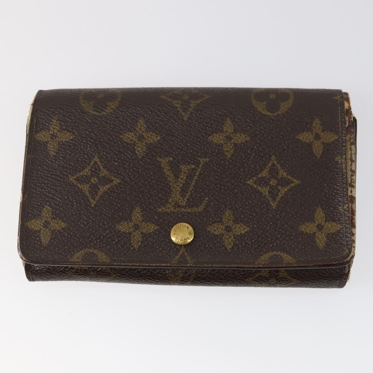 LOUIS VUITTON Monogram Portefeuille Tresol Wallet 4Set M61736 LV Auth kk574