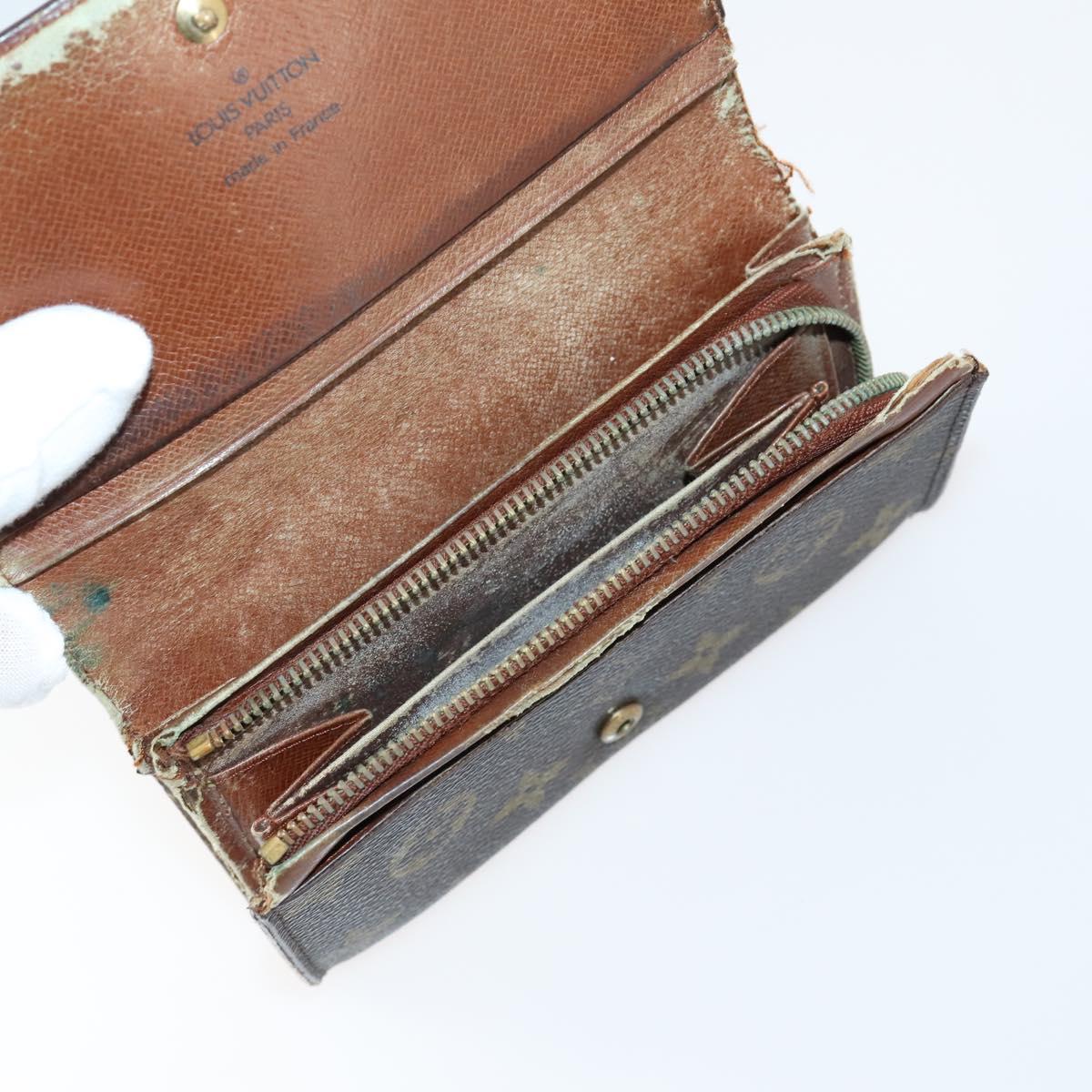 LOUIS VUITTON Monogram Portefeuille Tresol Wallet 4Set M61736 LV Auth kk574