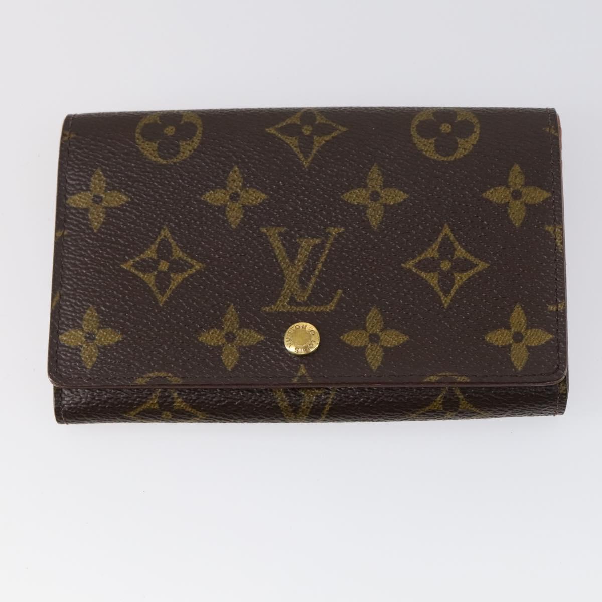 LOUIS VUITTON Monogram Portefeuille Tresol Wallet 4Set M61736 LV Auth kk574