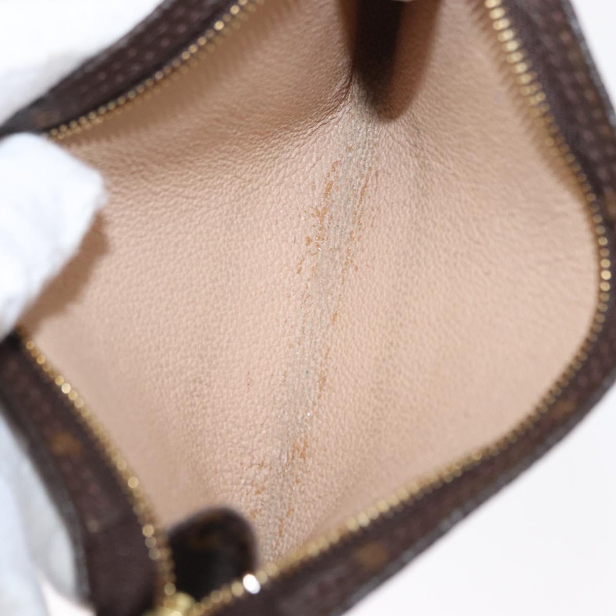 LOUIS VUITTON Monogram Bucket PM Accessory Pouch LV Auth kk578