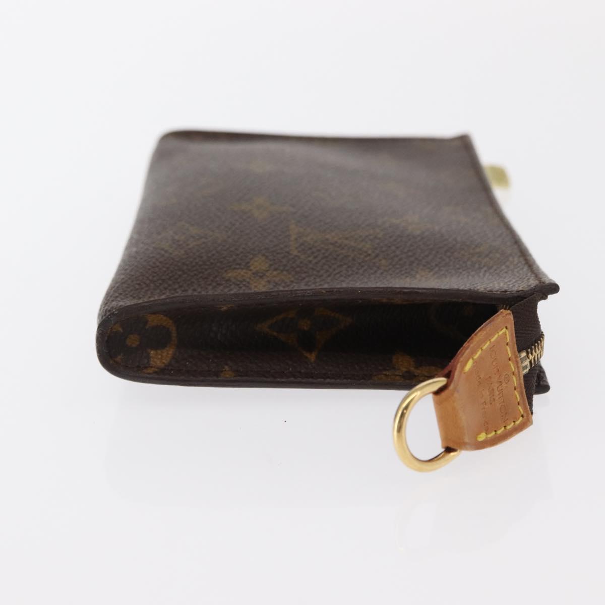 LOUIS VUITTON Monogram Bucket PM Accessory Pouch LV Auth kk578