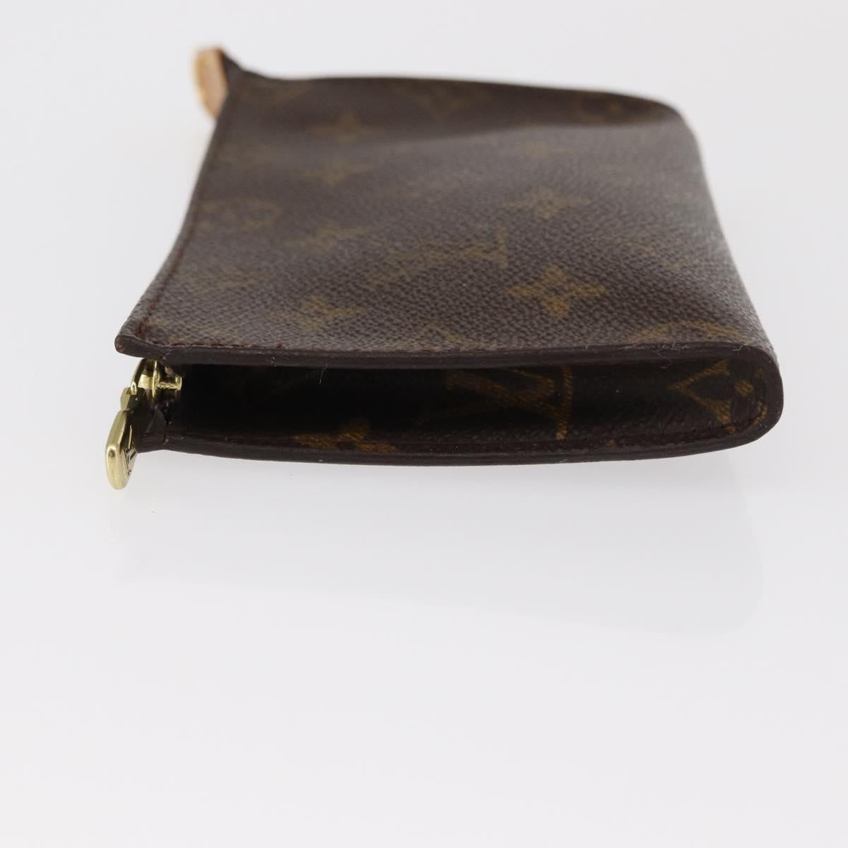 LOUIS VUITTON Monogram Bucket PM Accessory Pouch LV Auth kk578